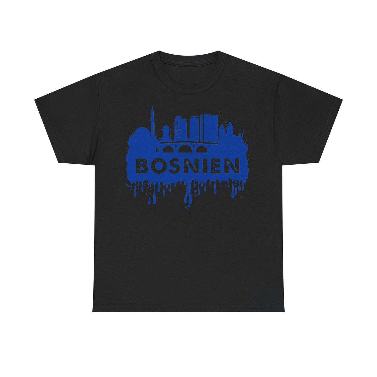 Bosnia escudo bandera orgullo patria aficionado al fútbol idea de regalo - Camiseta unisex