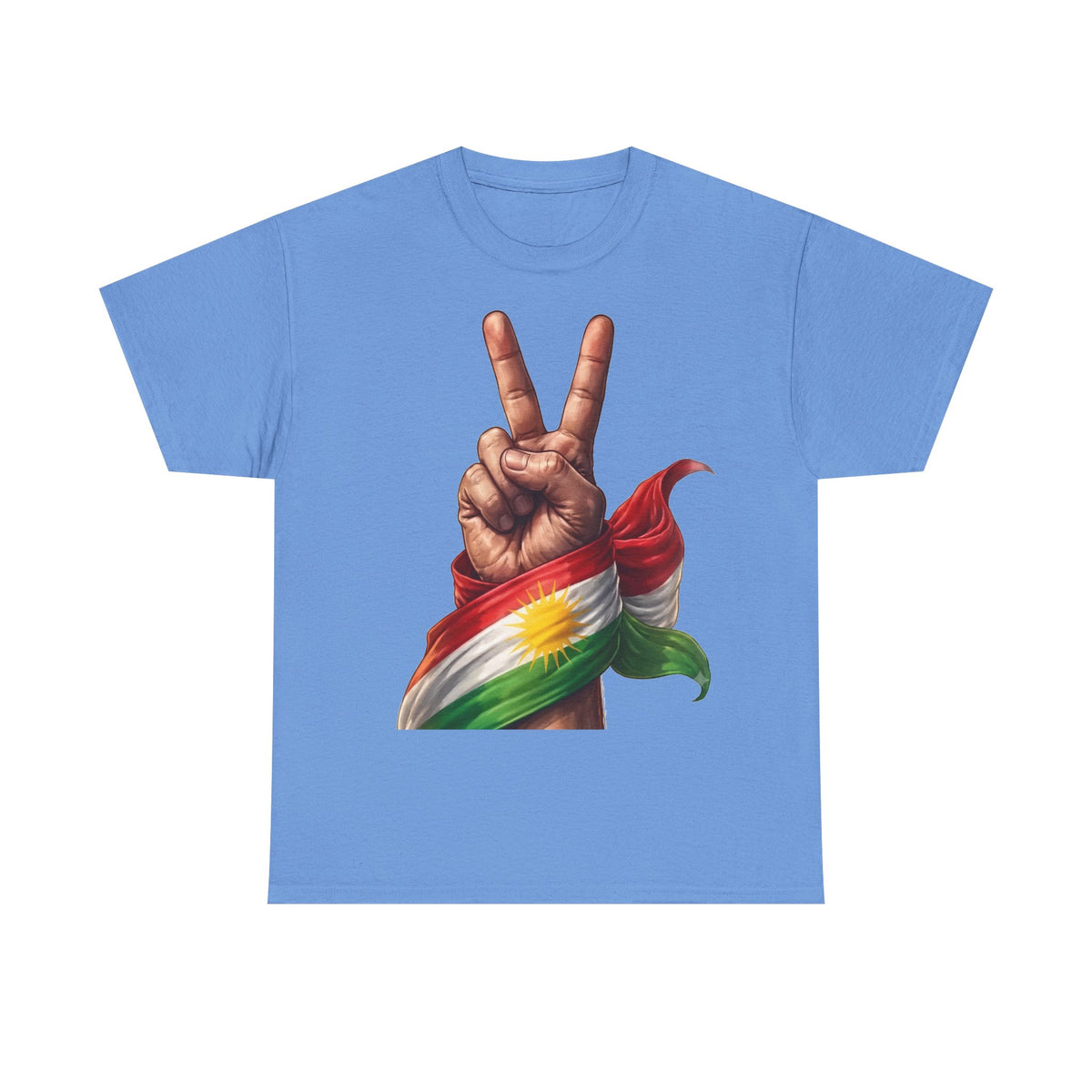 Kurdistan Peace Flagge Heimat Stolt - Unisx  T-Shirt