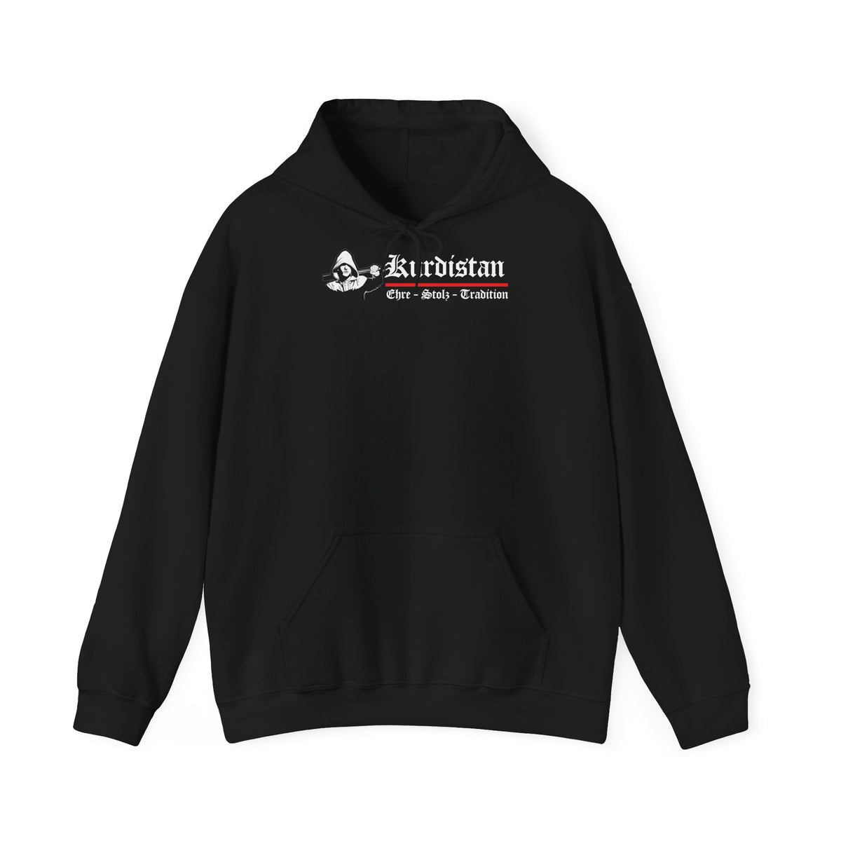 Kurdistan patria orgoglio stemma bandiera sport calcio regalo per tifosi - felpa con cappuccio unisex