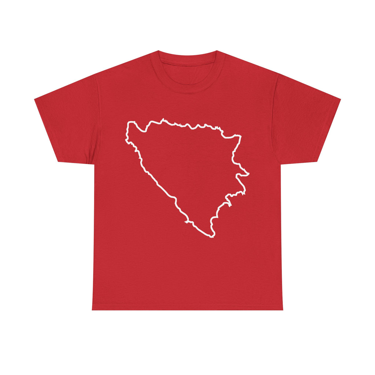 Bosnia Wappen Flagge Stolz Heimat Fußball fan Geschenkidee - Unisex T-Shirt