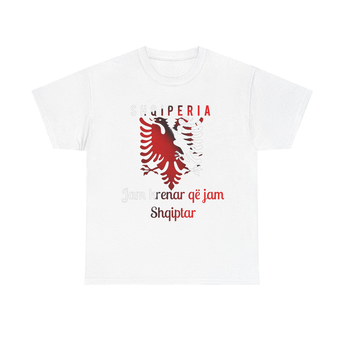 Camiseta unisex de Albania, escudo albanés, bandera, águila, fútbol, aficionado, deporte
