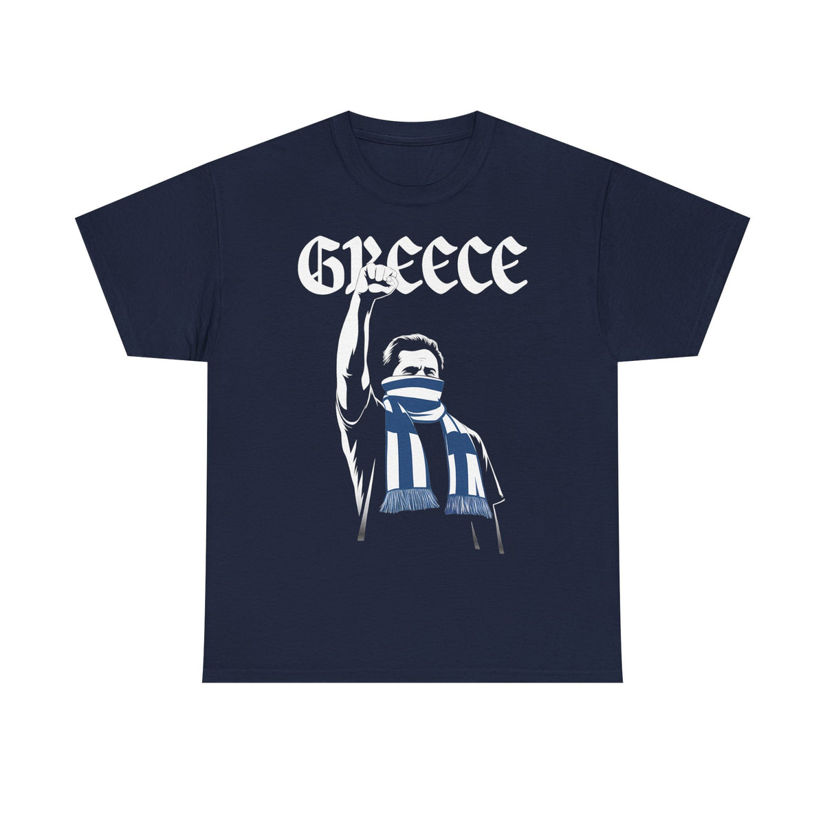 Grecia Grecia hooligan bandera escudo patria fútbol deporte aficionado idea de regalo - camiseta unisex