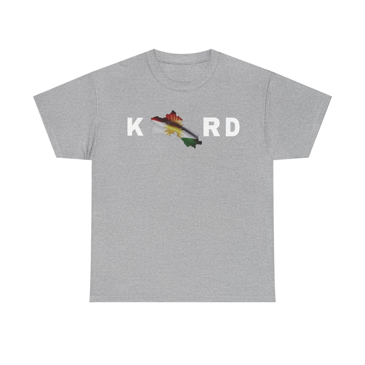 Kurdistan Kurd Karte Flagge Wappen Azadi - Unisex T-Shirt