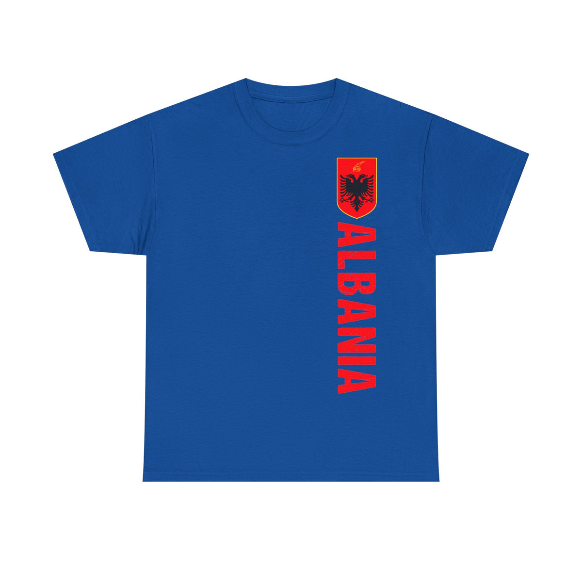 Albania Wappen Shqiptar Flagge Adler Fußball Fan Sport Unisex T Shirt