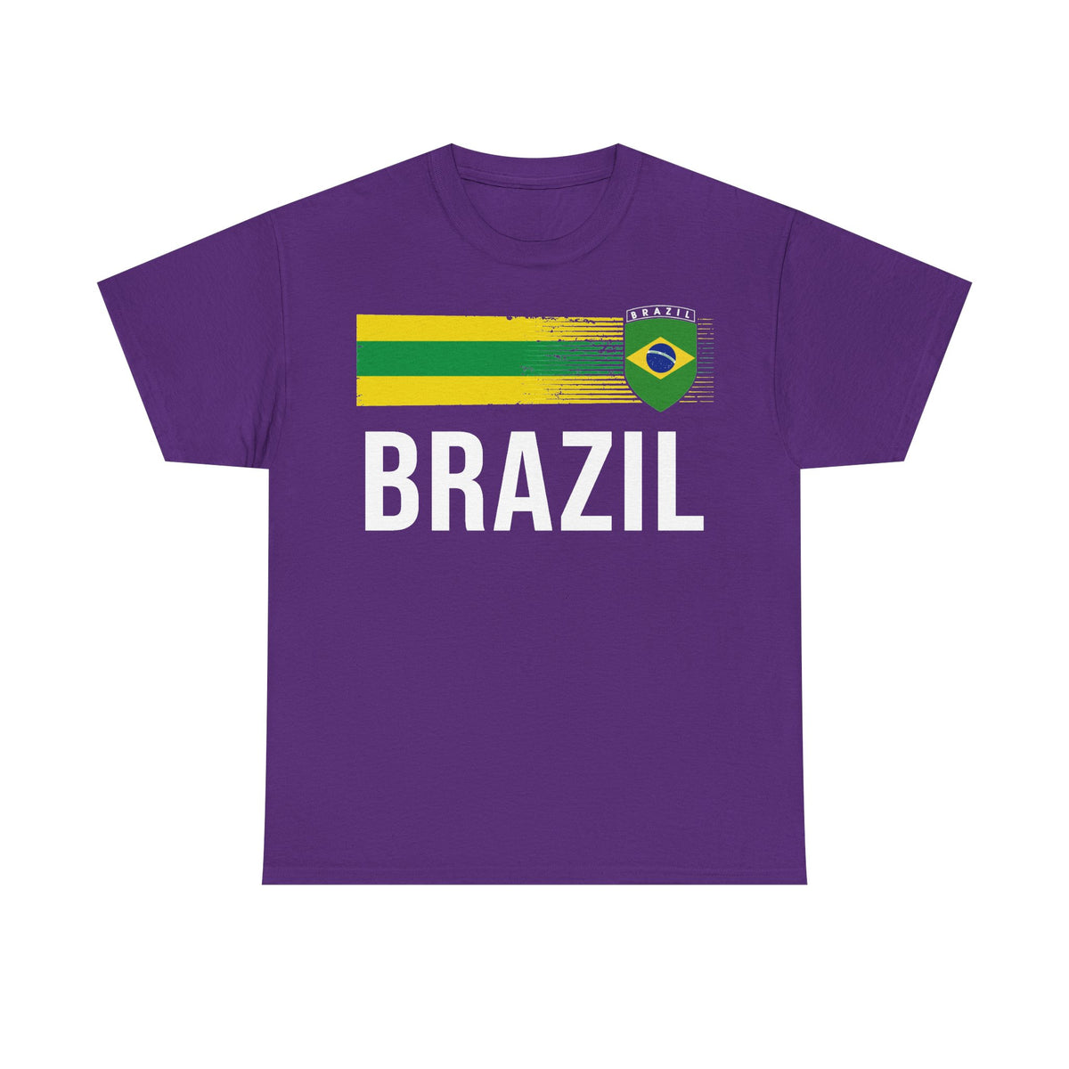 Brazil Brasilien Wappen Flagge Sport Fan Fußball Geschenkidee - Unisex T-Shirt