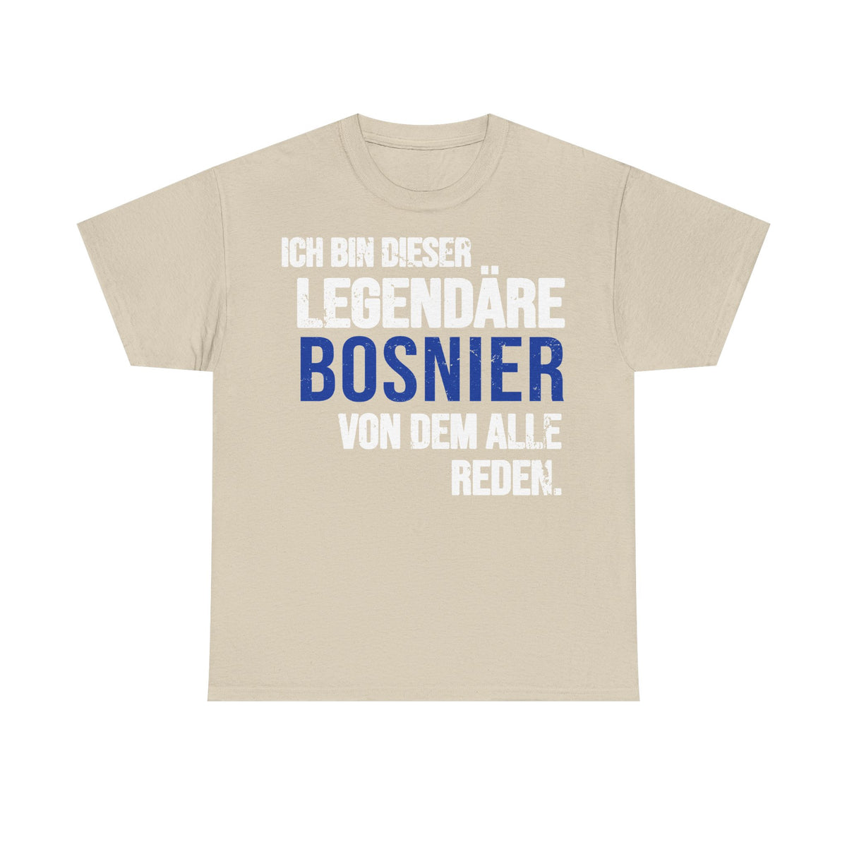 Bosnia Wappen Flagge Stolz Heimat Fußball fan Geschenkidee - Unisex T-Shirt