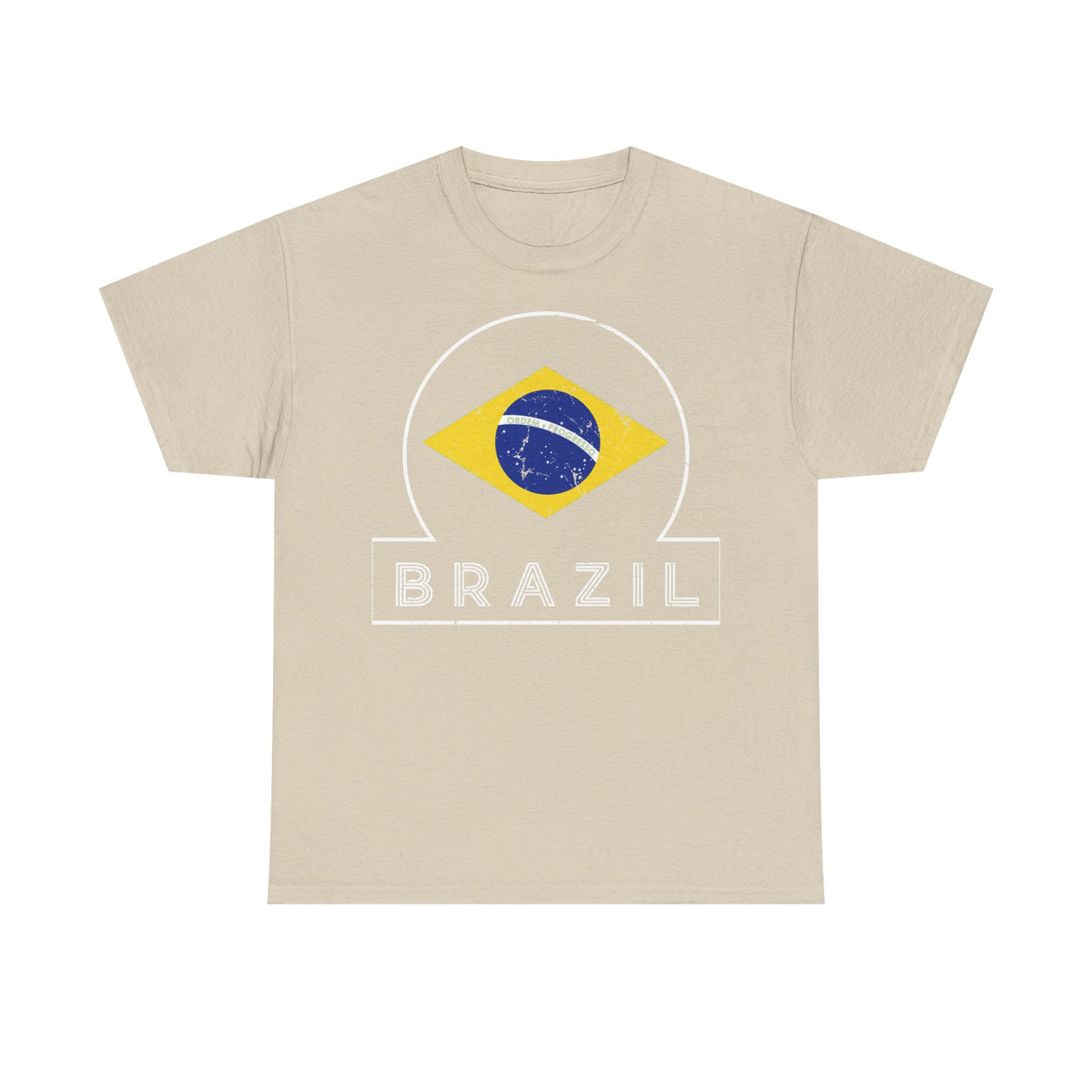 Brazil Brasilien Wappen Flagge Sport Fan Fußball Geschenkidee - Unisex T-Shirt