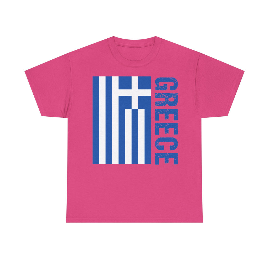 Greece Griechenland Flagge Wappen Heimat Fußball Sport Fan Geschenkidee - Unisex T-Shirt