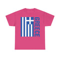Greece Griechenland Flagge Wappen Heimat Fußball Sport Fan Geschenkidee - Unisex T-Shirt