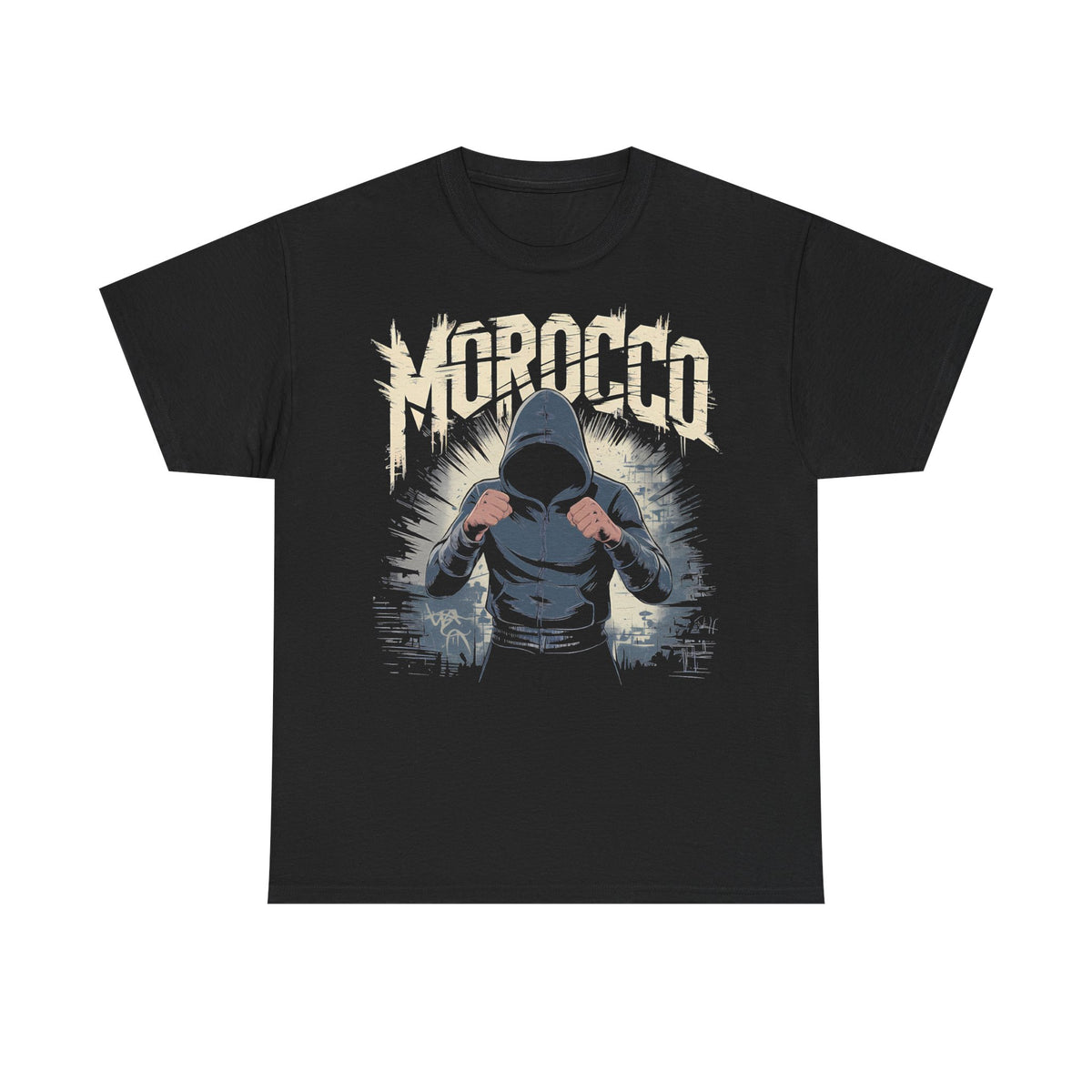 Escudo de hooligan de Marruecos Bandera de Marruecos Fútbol Aficionado Deporte Idea de regalo - Camiseta unisex