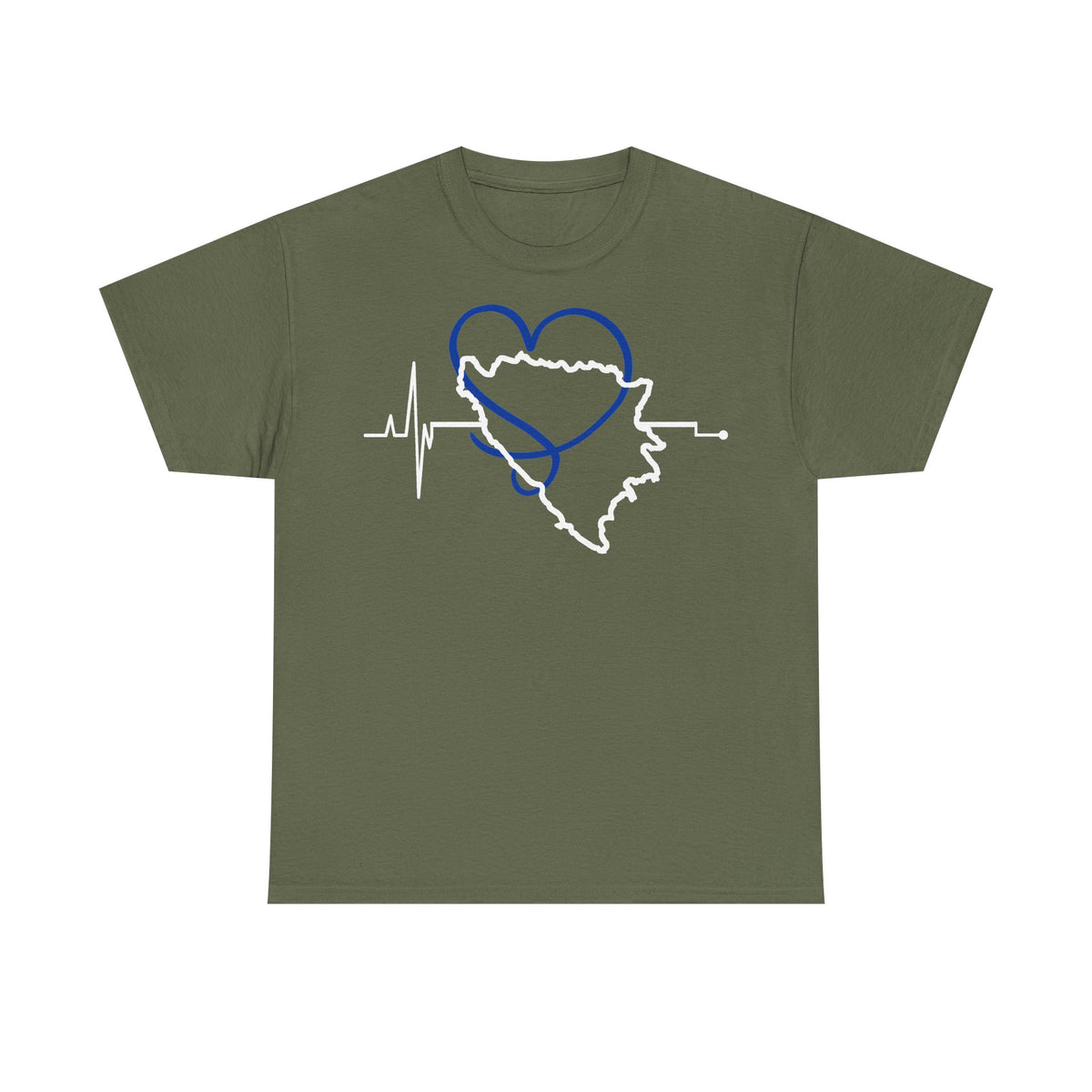 Bosnia escudo bandera orgullo patria aficionado al fútbol idea de regalo - Camiseta unisex