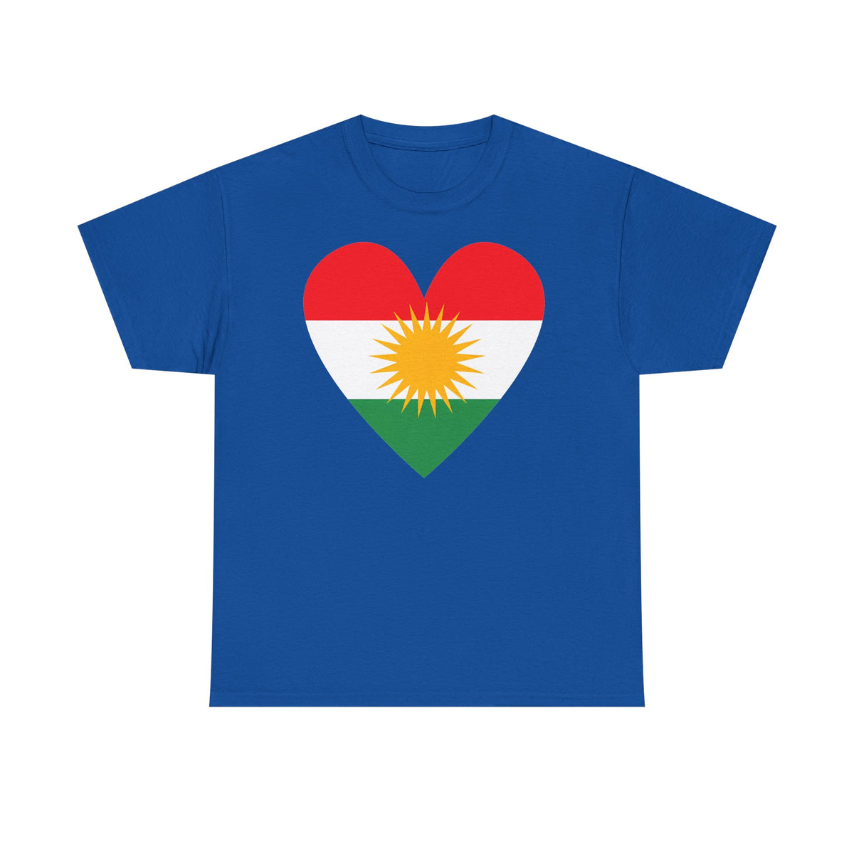 Kurdistán Azadi Escudo Bandera Patria Newroz Regalo - Camiseta unisex