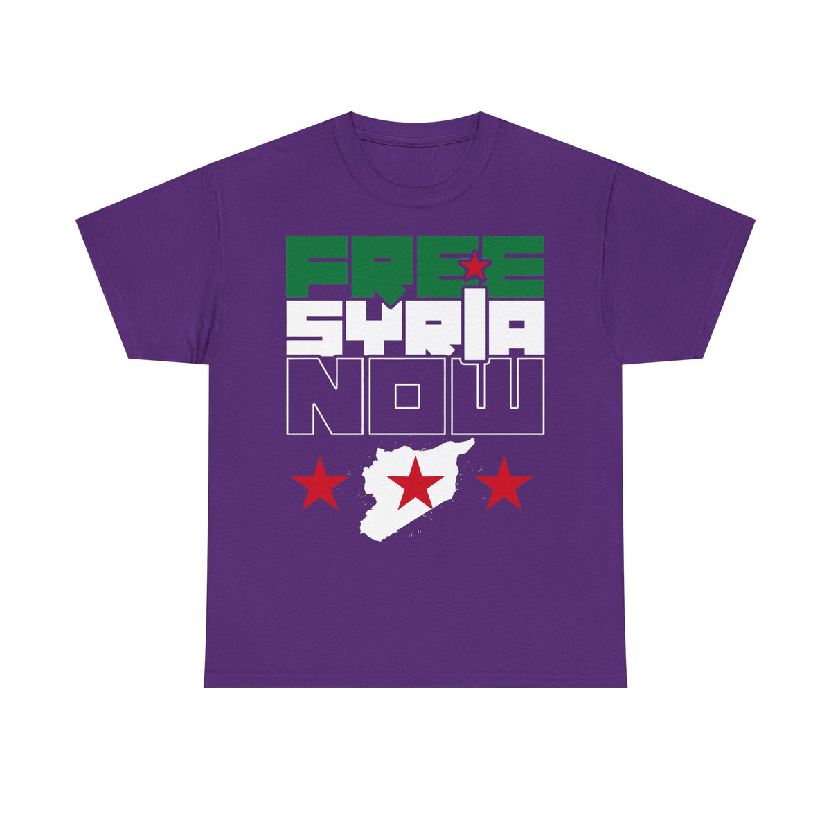 Syria Syrien Wappen Flagge Heimat Sport Fan Geschenkidee - Unisex T-Shirt