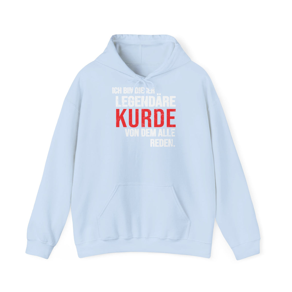 Kurdistan patria orgoglio stemma bandiera sport calcio regalo per tifosi - felpa con cappuccio unisex