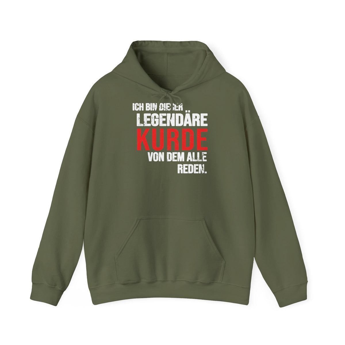 Kurdistan patria orgoglio stemma bandiera sport calcio regalo per tifosi - felpa con cappuccio unisex