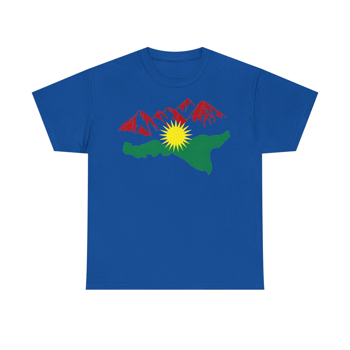 Kurdistan Berge Flagge Azadi Newroz - Unisex T-shirt
