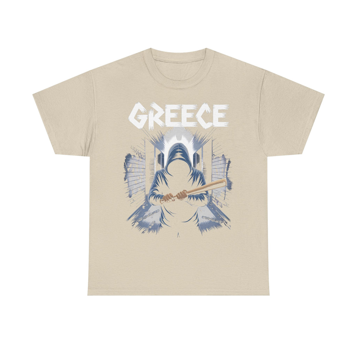Grecia Grecia hooligan bandera escudo patria fútbol deporte aficionado idea de regalo - camiseta unisex