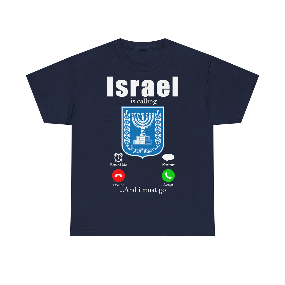 Israel Wappen Flagge Fan Geschenkidee Fashion - Unisex T-Shirt