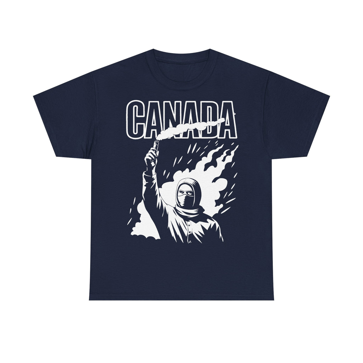 Canada Kanada Hooligan Wappen Flagge Fan Sport Fußball Geschenkidee - Unisey T-Shirt