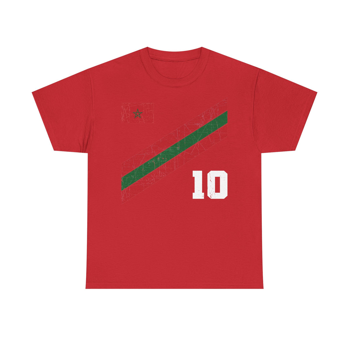 Marruecos Escudo Morocco Bandera Orgullo Fútbol Fan Deporte FIdea de regalo - Camiseta unisex