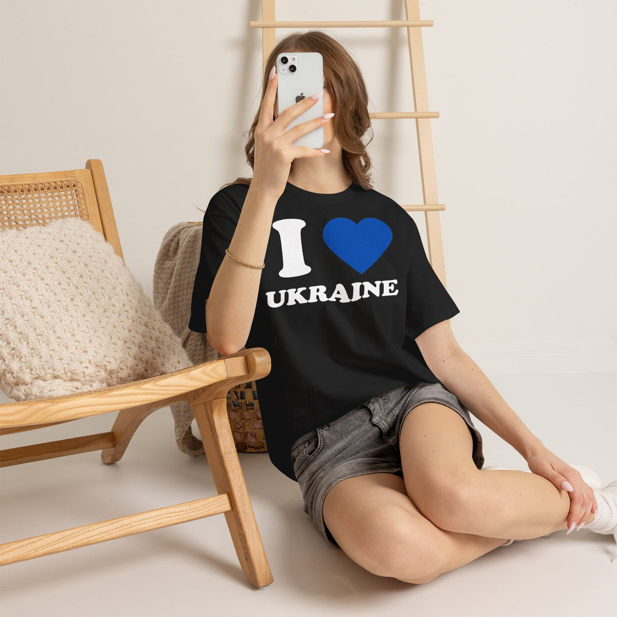 Ukraine Flagge Wappen Geschenkidee Sport Fan Fashion Vintage - Unisex T-Shirt