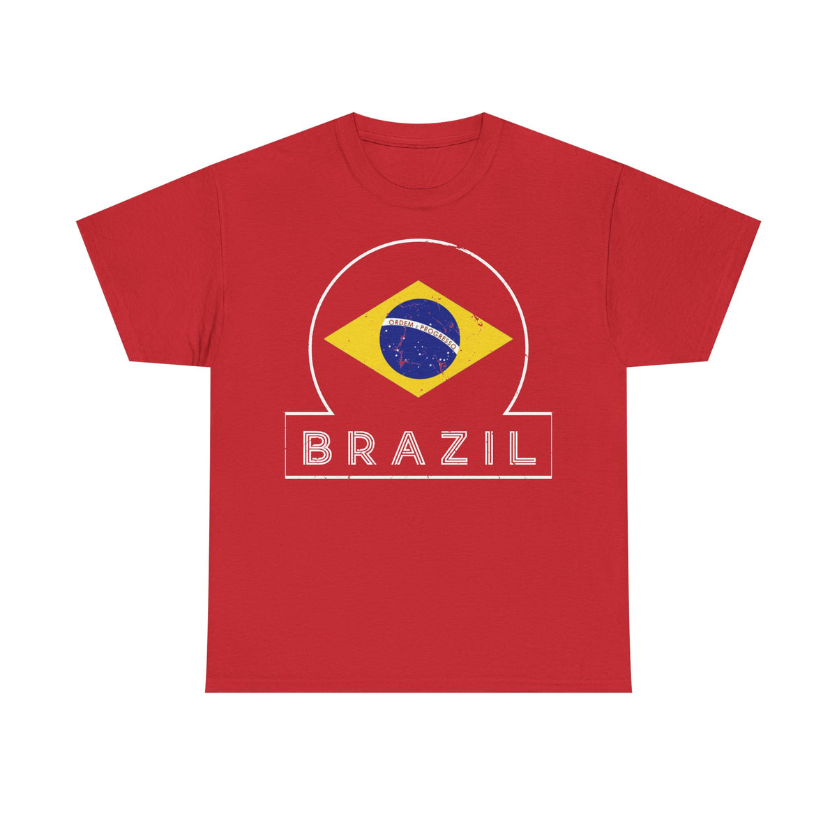 Brazil Brasilien Wappen Flagge Sport Fan Fußball Geschenkidee - Unisex T-Shirt