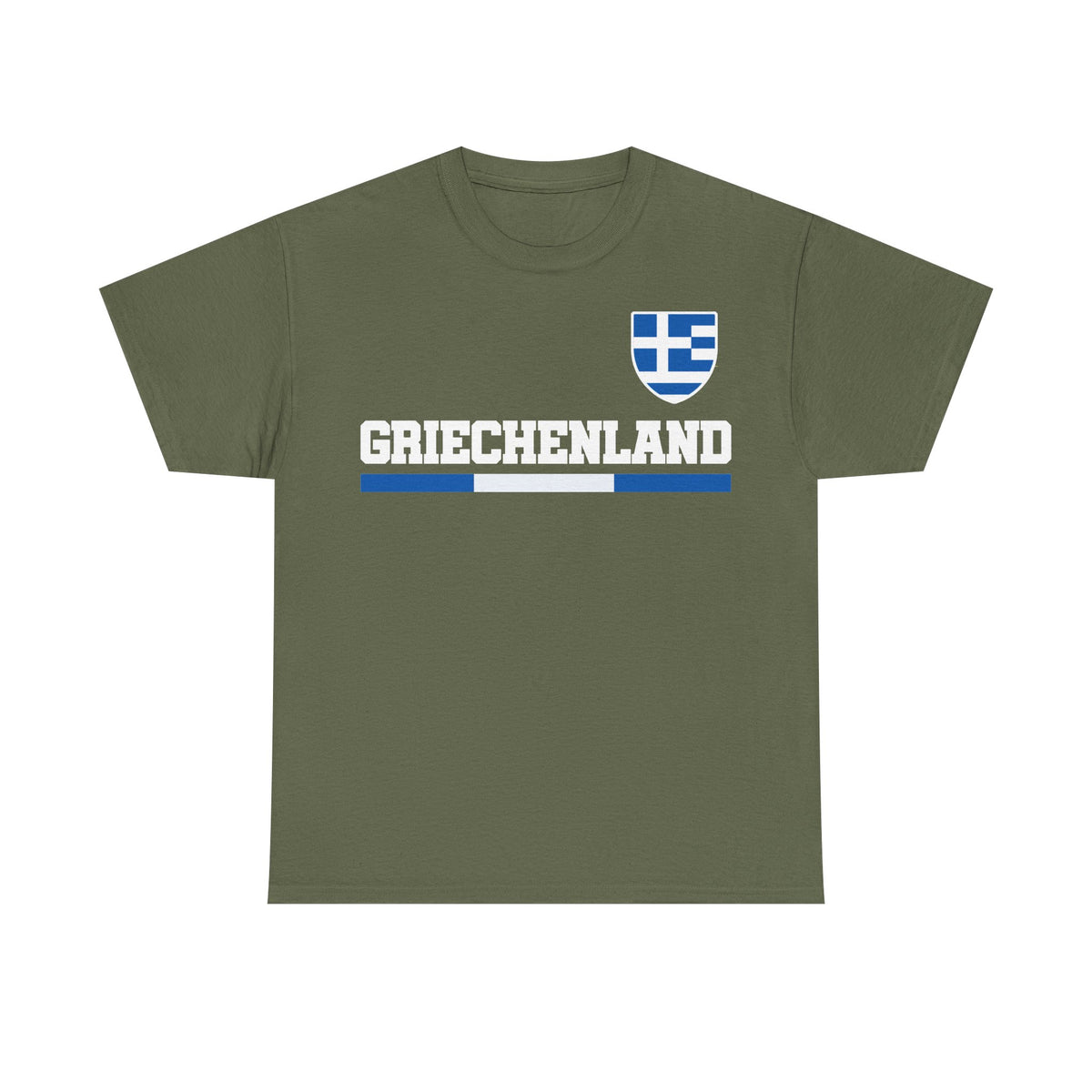 Grecia Grecia Bandera Escudo Patria Fútbol Deporte Aficionado Idea de regalo - Camiseta unisex