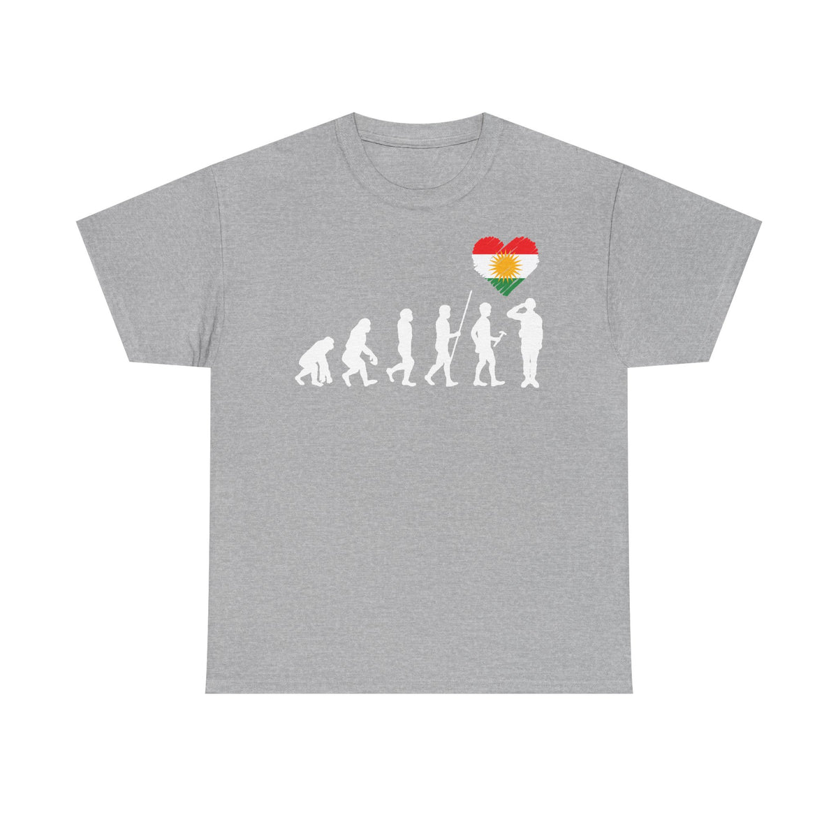 Kurdistán Azadi Escudo Bandera Patria Newroz Regalo - Camiseta unisex