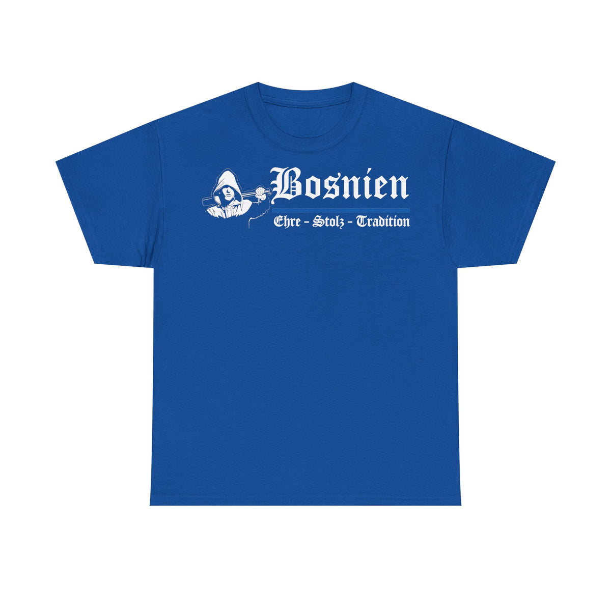 Bosnia Wappen Flagge Stolz Heimat Fußball fan Geschenkidee - Unisex T-Shirt