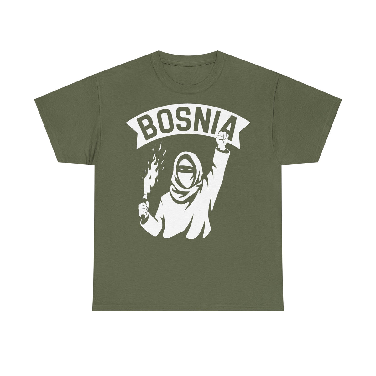 Bosnia escudo bandera orgullo patria aficionado al fútbol idea de regalo - Camiseta unisex