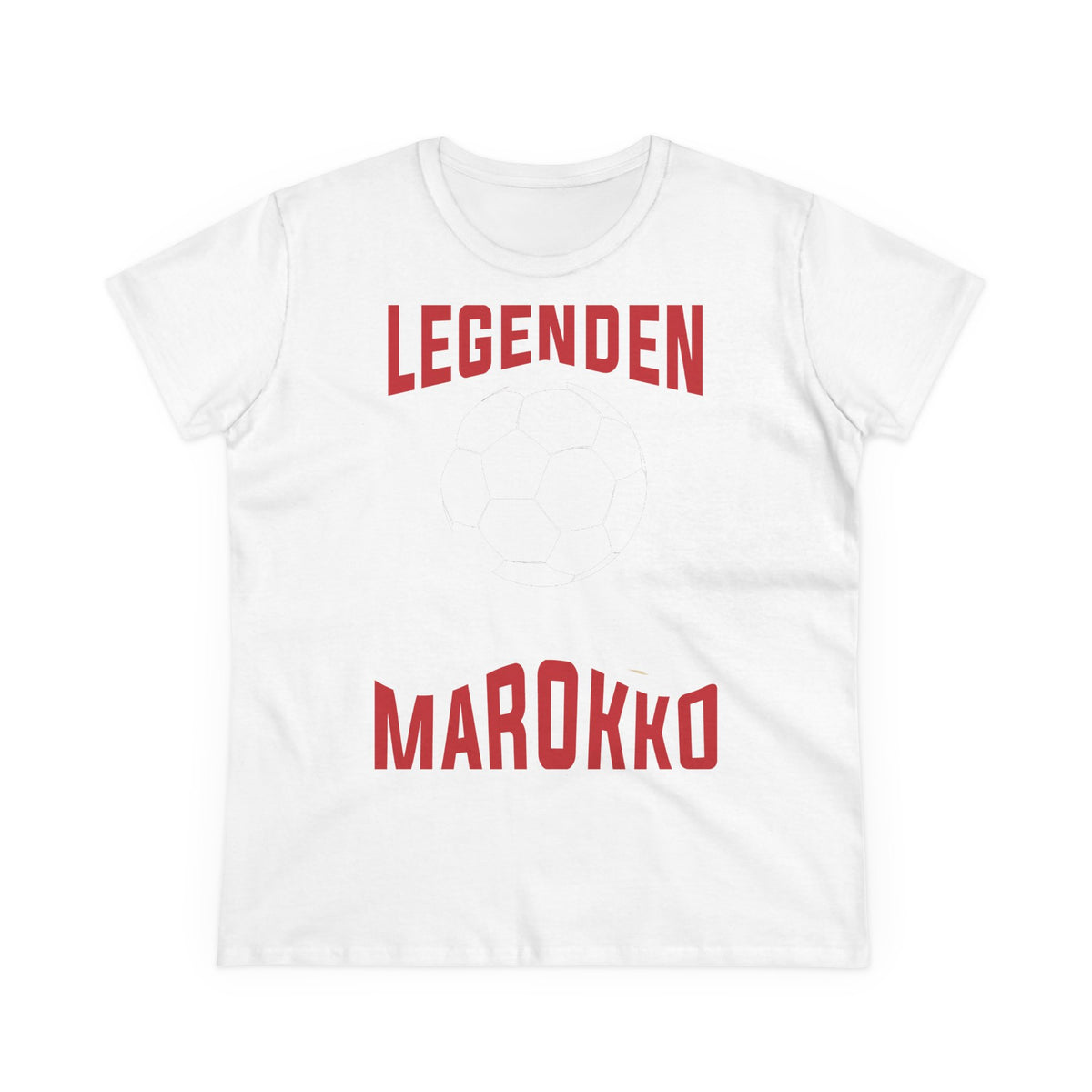 Escudo de Marruecos, bandera de Marruecos, orgullo, aficionada al fútbol y al deporte, idea de regalo - Camiseta para mujer