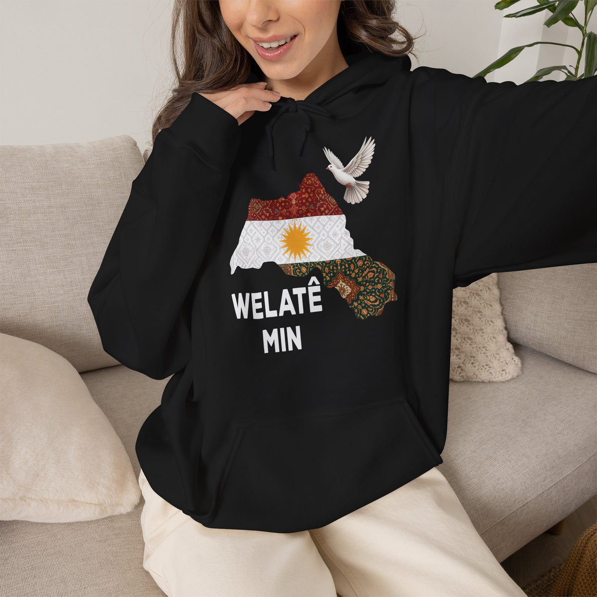 WELATE MIN KURDISTAN Azadi Nostalgie - Unisex Hoodie