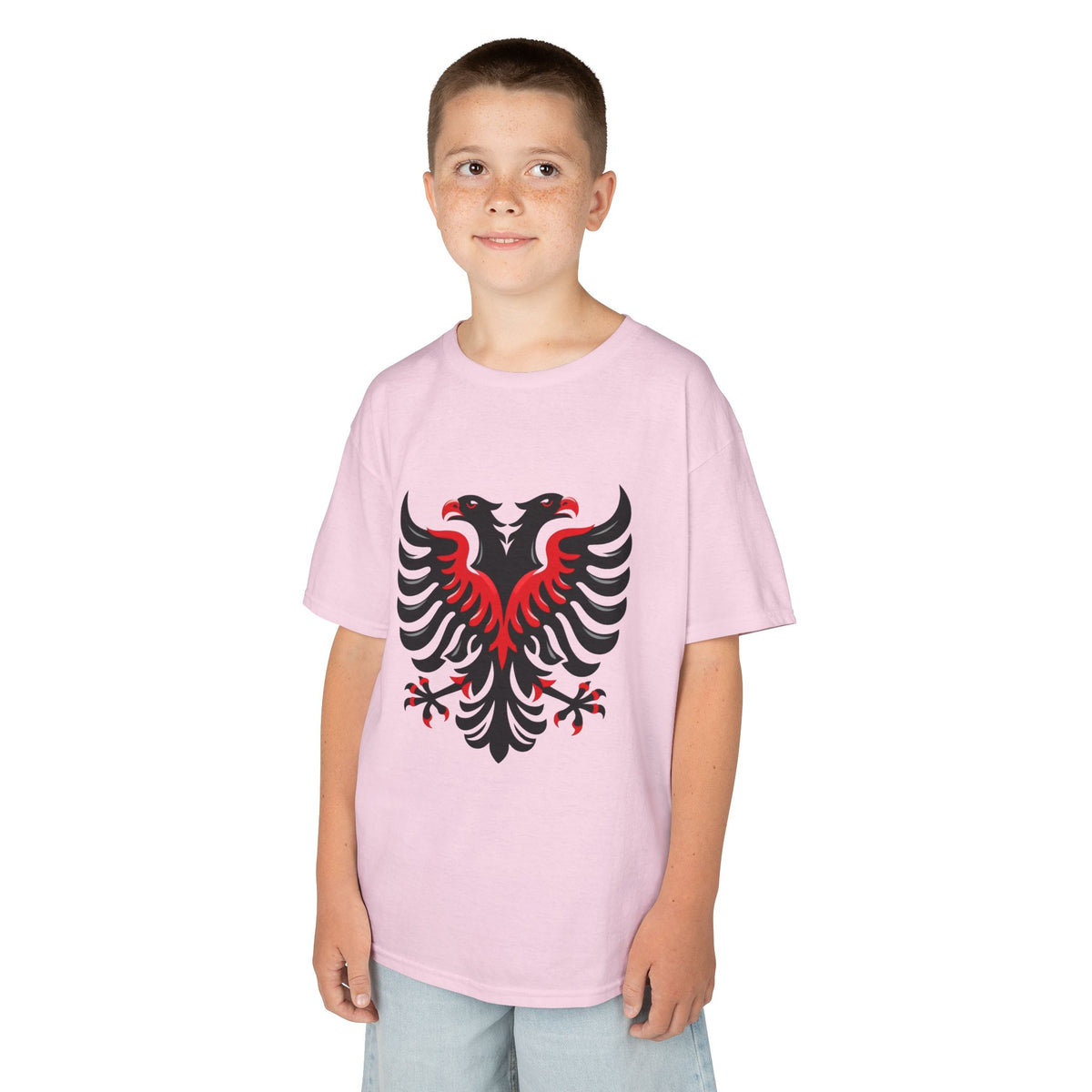 Albania Kosovo Doppeladler Geschenkidee - Unisex Kinder & Jugendliche T-Shirt