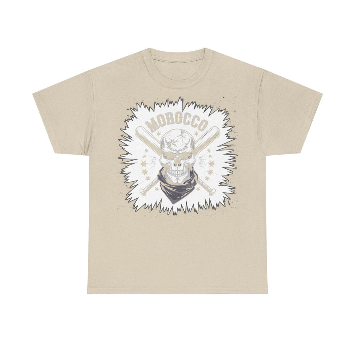 Escudo de hooligan de Marruecos Bandera de Marruecos Fútbol Aficionado Deporte Idea de regalo - Camiseta unisex