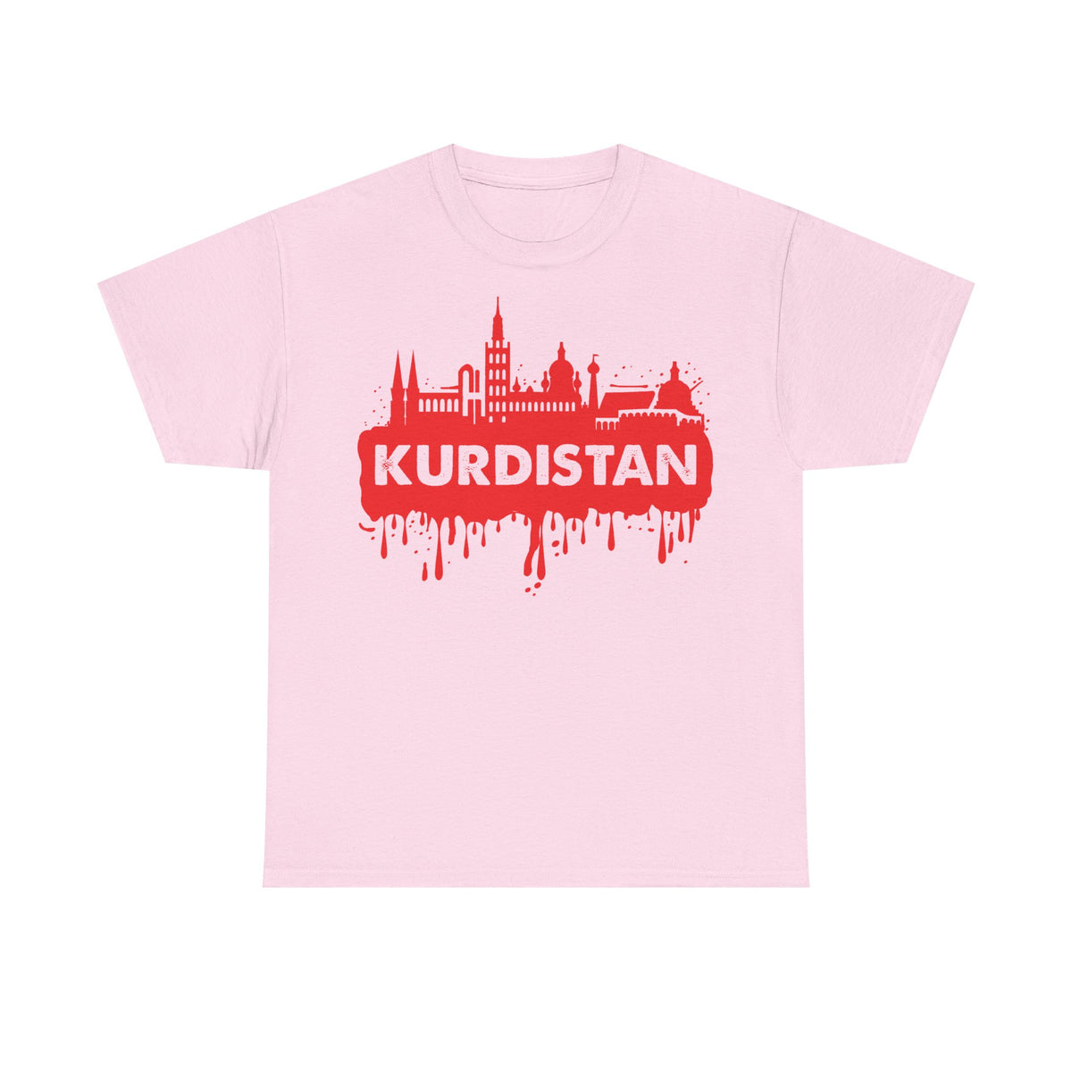 Kurdistán Azadi Escudo Bandera Patria Newroz Regalo - Camiseta unisex