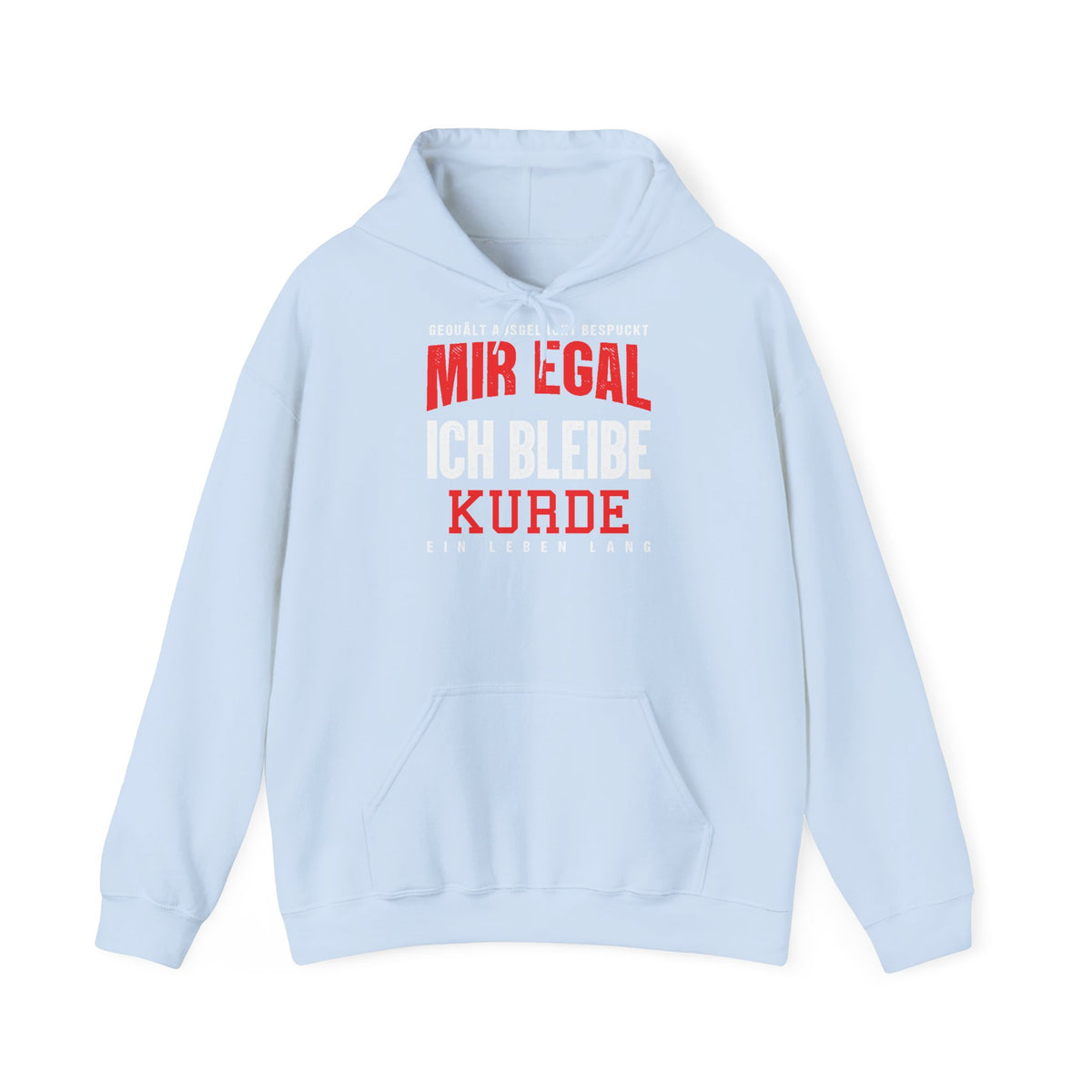 Kurdistan patria orgoglio stemma bandiera sport calcio regalo per tifosi - felpa con cappuccio unisex
