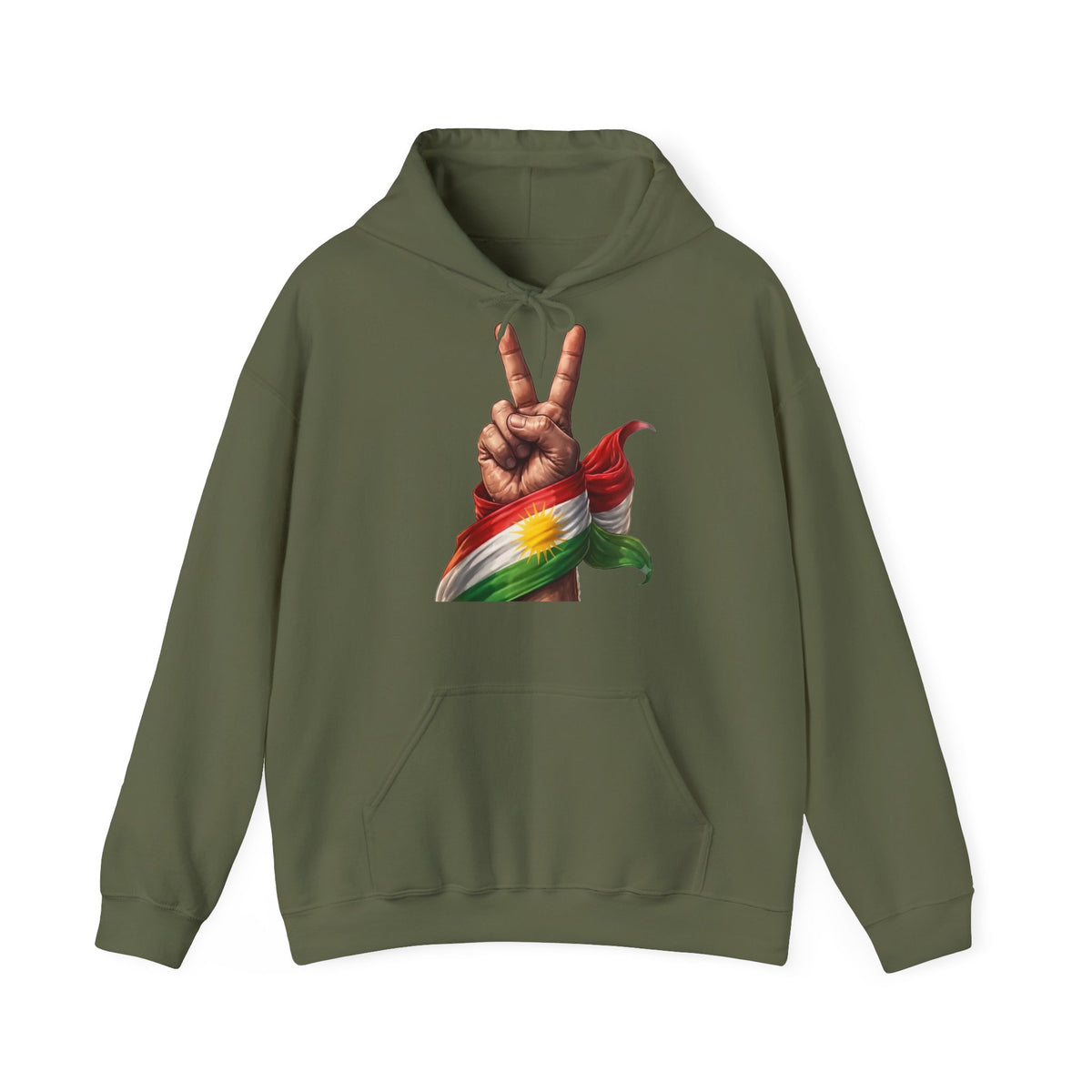 Kurdistan Peace Flagge Geschenkidee - Unisex Hoodie