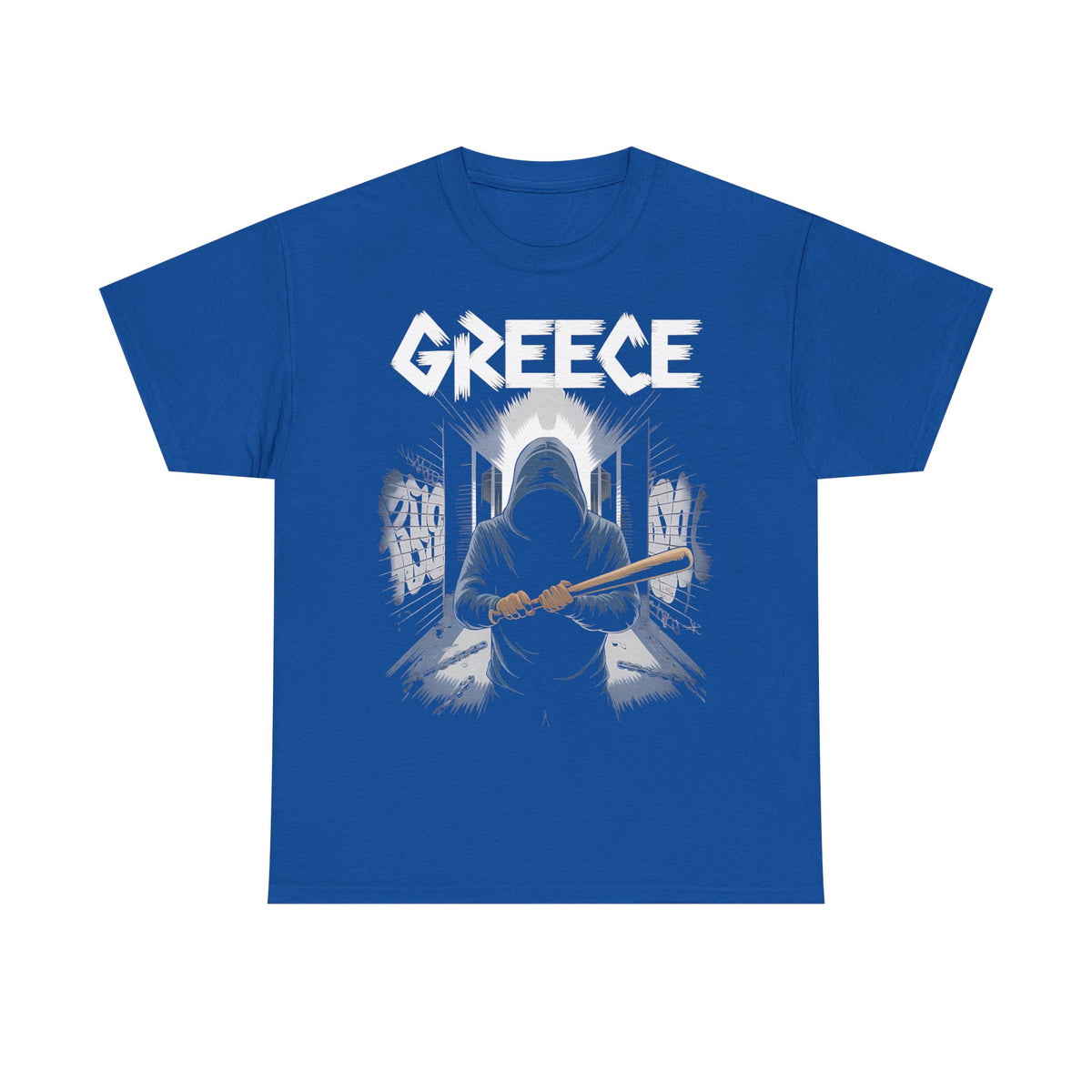 Grecia Grecia hooligan bandera escudo patria fútbol deporte aficionado idea de regalo - camiseta unisex