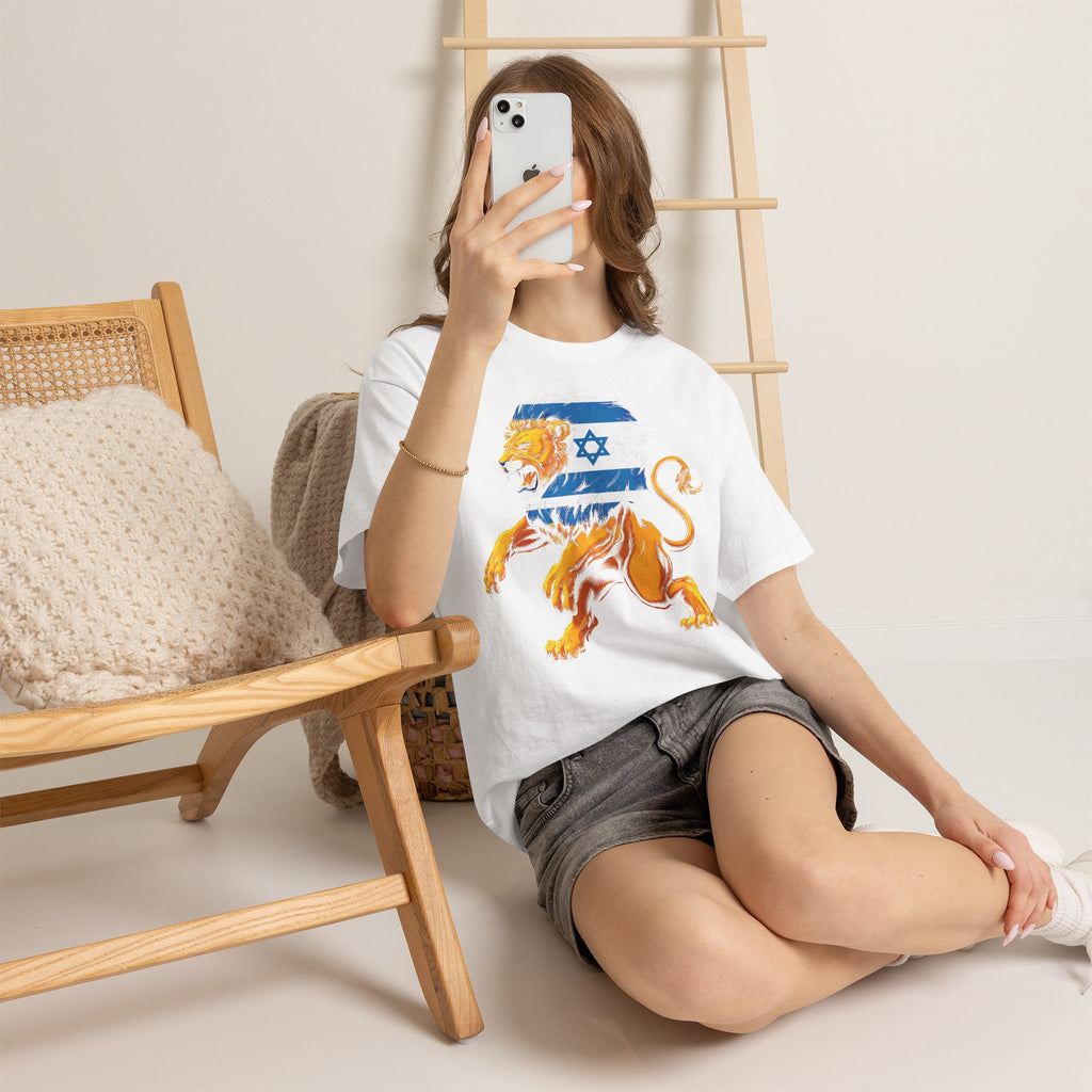 Israel Hooligan Wappen Flagge Fan Geschenkidee Fashion - Unisex T-Shirt