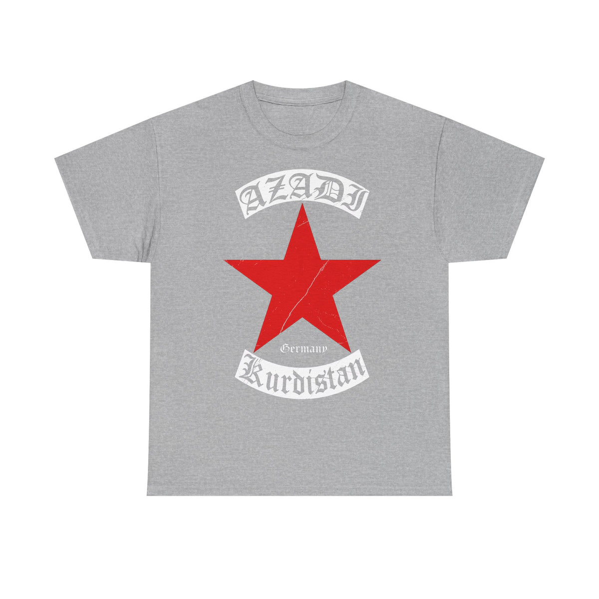 Kurdistán Azadi Escudo Bandera Patria Newroz Regalo - Camiseta unisex