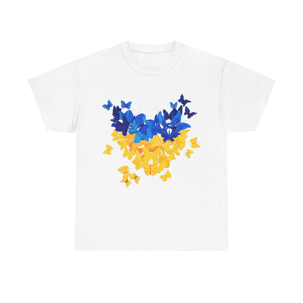Bandera de Ucrania escudo idea de regalo afición al deporte moda vintage - Camiseta unisex