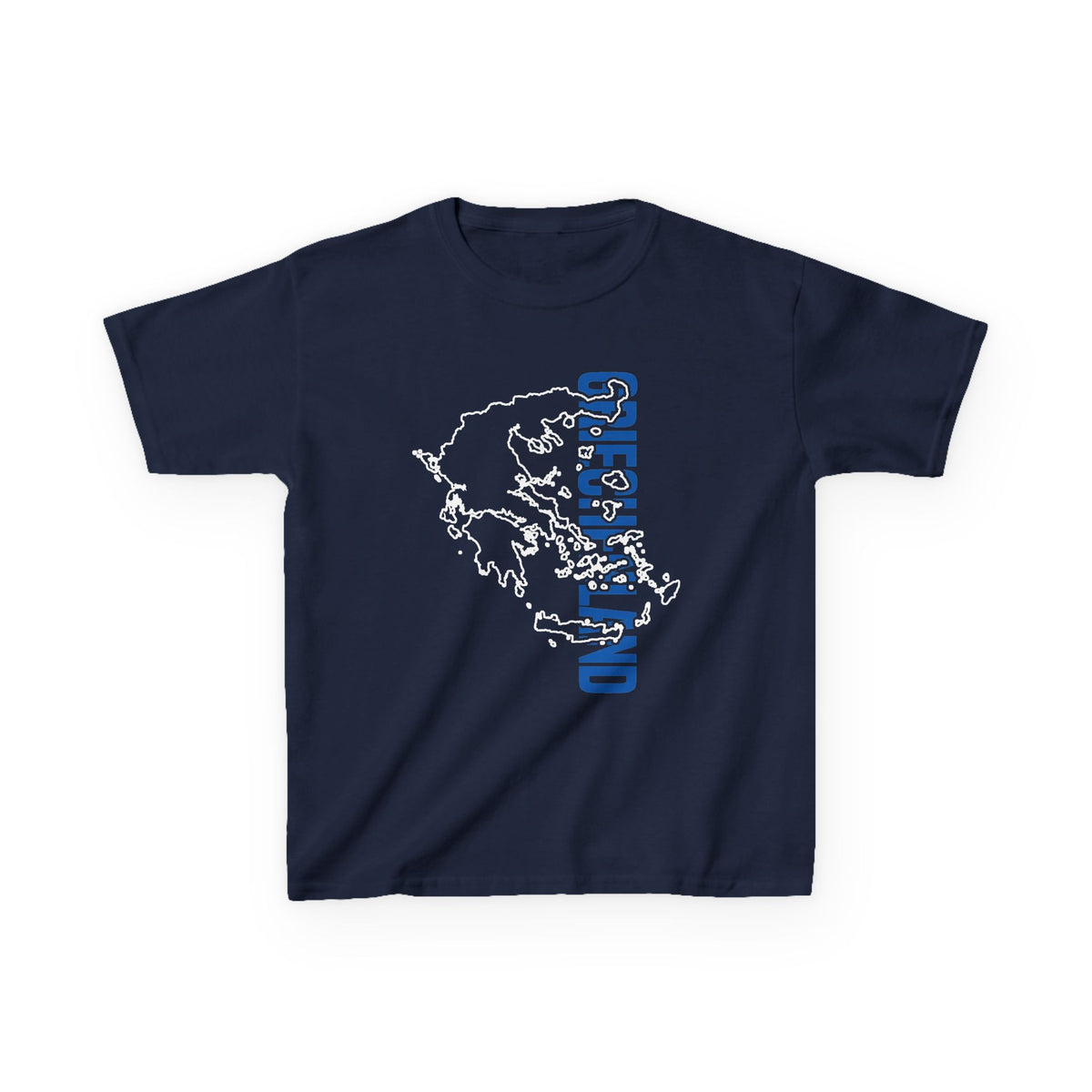 Greece Griechenland Flagge Wappen Heimat Fußball Sport Fan Geschenkidee - Für Kinder & Jugendliche Unisex T-Shirt