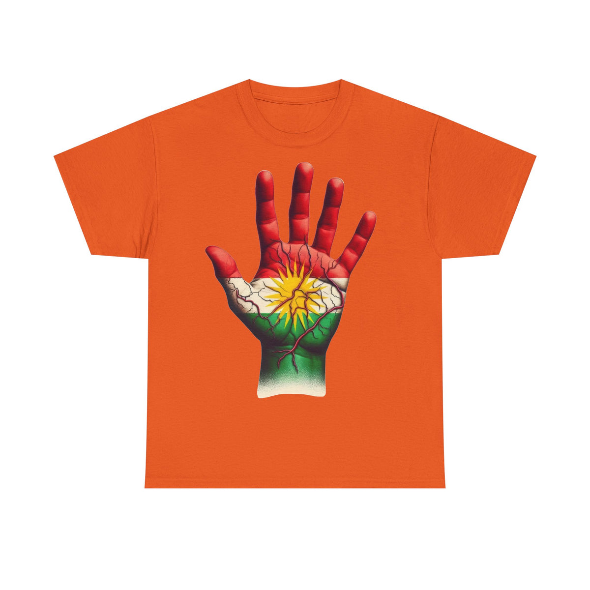 Kurdisches DNA im Blut Stolz Flagge - Unisex T-Shirt