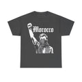 Marokko Hooligan Wappen Morocco Flagge Fußball Fan Sport FGeschenkidee - Unisex T-Shirt