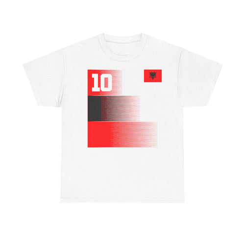 Camiseta unisex de Albania, escudo albanés, bandera, águila, fútbol, aficionado, deporte