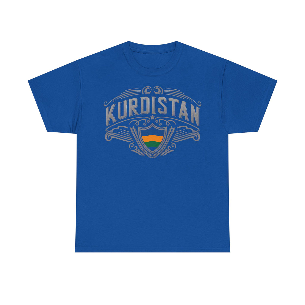 Camiseta unisex con escudo, bandera y regalo para los aficionados del Kurdistán: Azadi, patria
