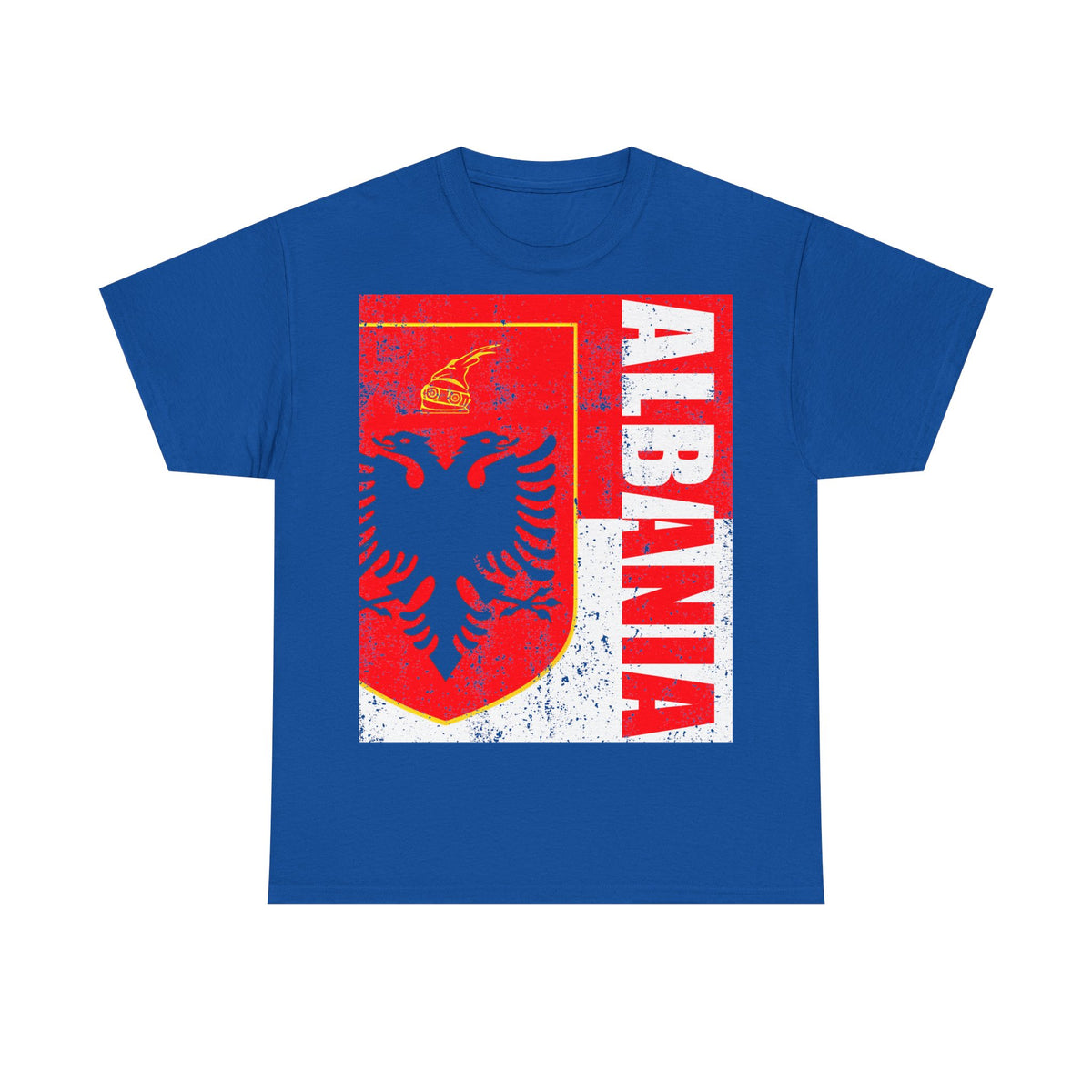 Camiseta unisex de Albania, escudo albanés, bandera, águila, fútbol, aficionado, deporte