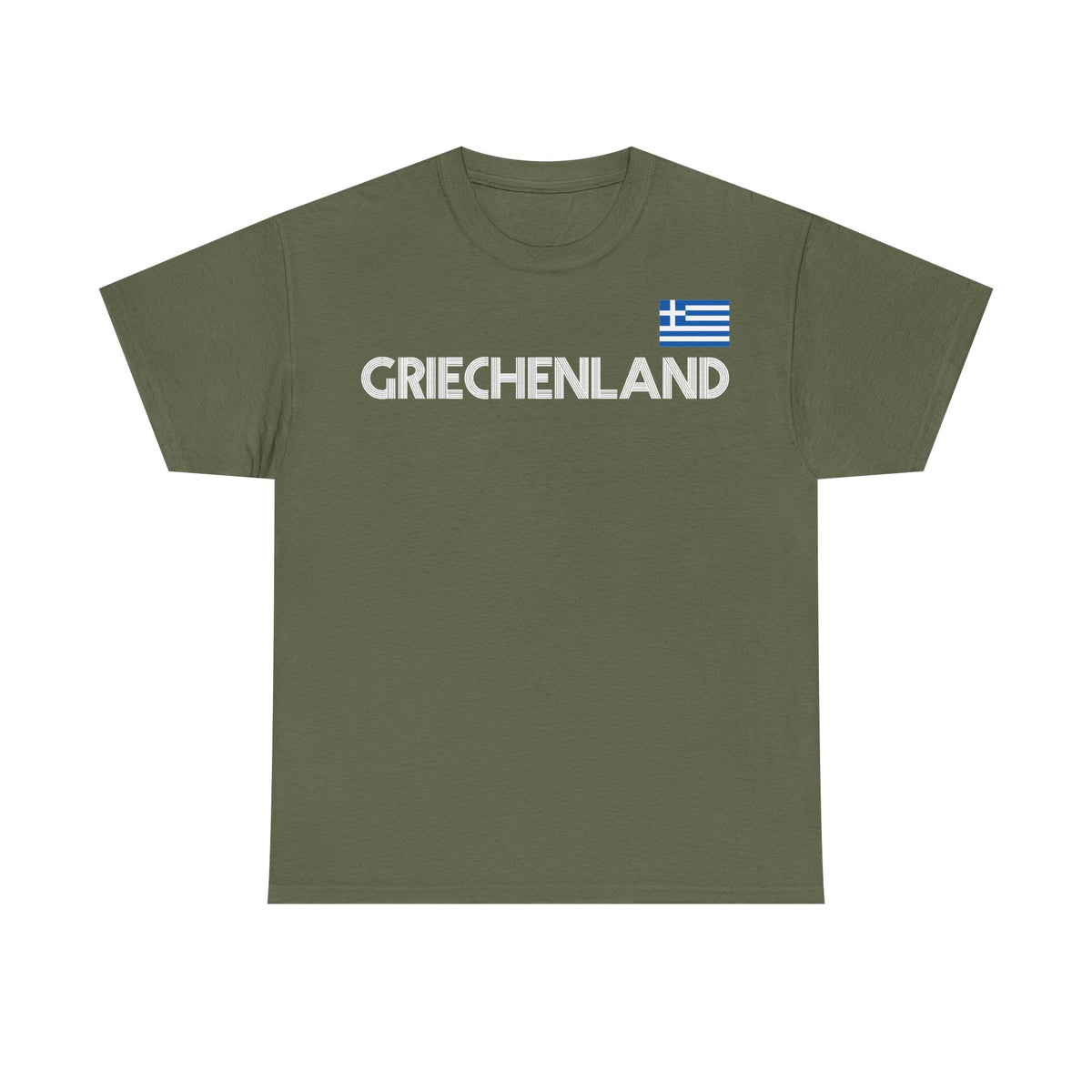 Grecia Grecia Bandera Escudo Patria Fútbol Deporte Aficionado Idea de regalo - Camiseta unisex