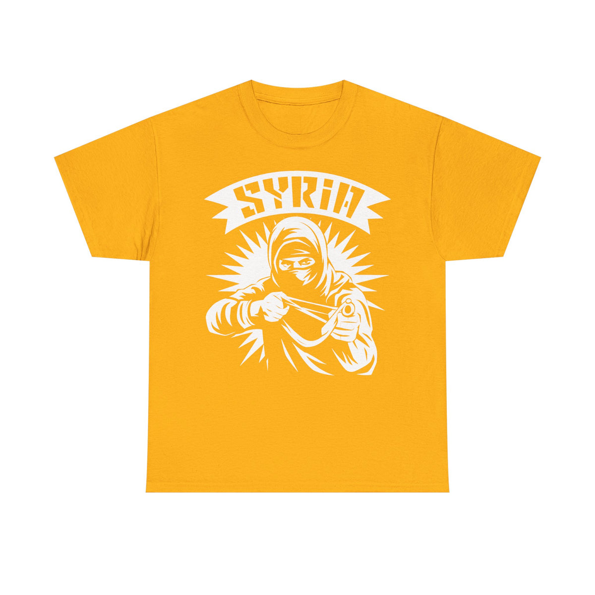 Syria Syrien Hooligan Wappen Flagge Heimat Sport Fußball Fan Geschenkidee - Unisex T-Shirt