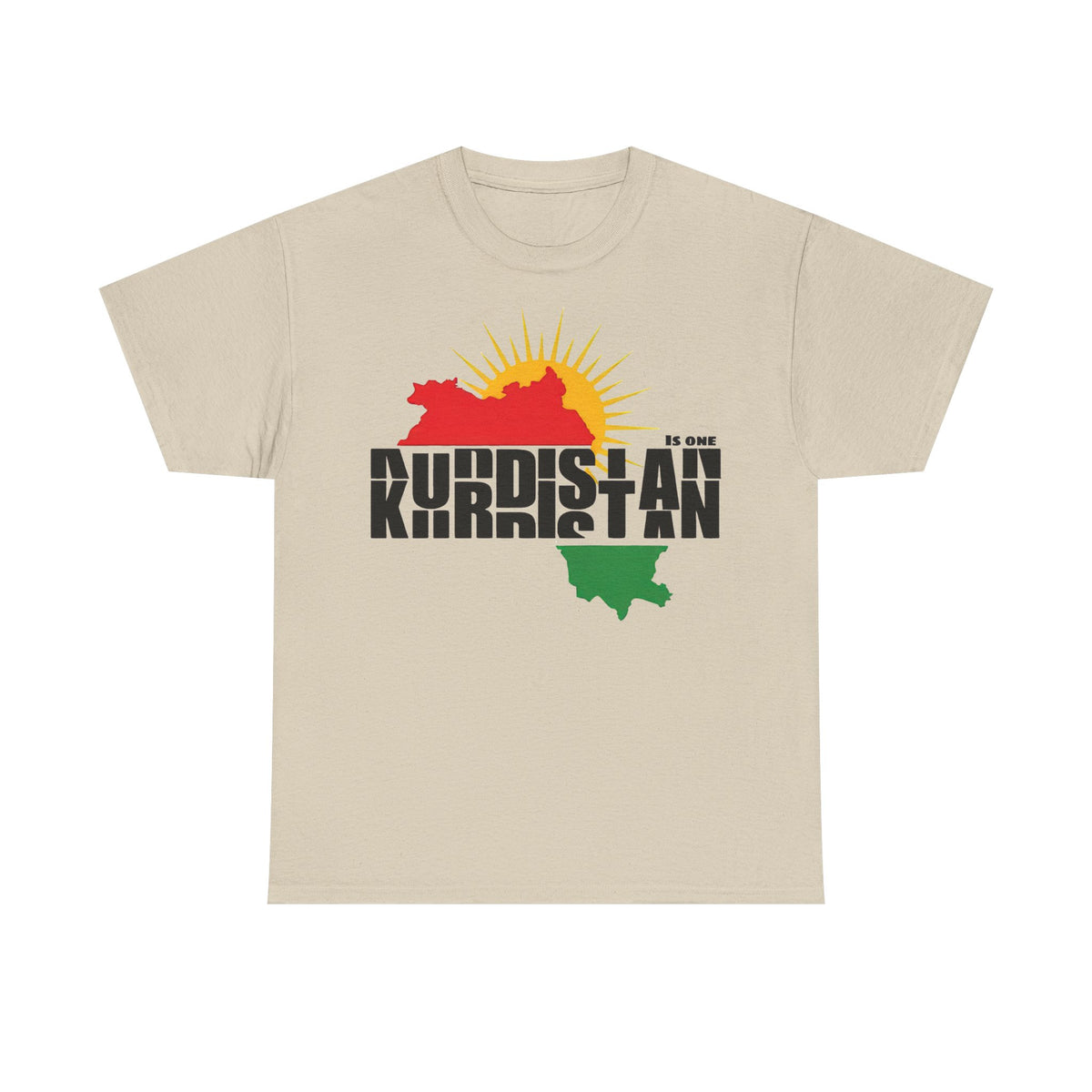 Kurdistan is ONE Flagge Heimat Newroz - Unisex T-Shirt